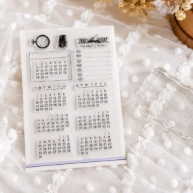 Planner Silicone Clear Stamp for Journaling