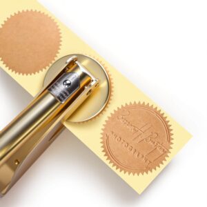100 Pcs Kraft Label Stickers for Embosser views