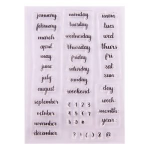 Month Week Day Stamp Set 13472886873 2036484671