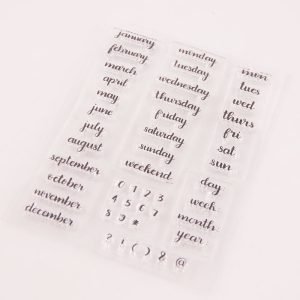 Month Week Day Stamp Set 13510774043 2036484671