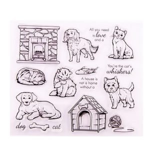 House Cat Dog Stamp Set 16229127596 2036484671