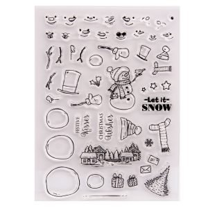 Christmas Snowman Stamp Set 21296312375 2036484671