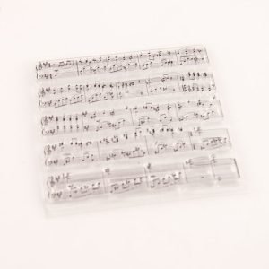 Musical Background Notes Stamp Set 9550562976 2036484671
