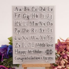 26 Alphabets Stamp Set