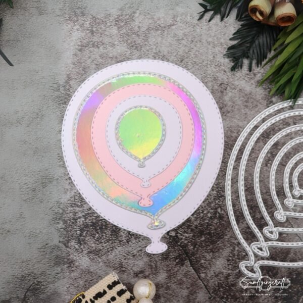 Party Balloons Metal Die Cuts 4