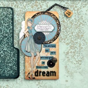 Plucking Skirt Girl Metal Cutting Dies
