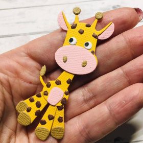Animal Giraffe Metal Die Cuts