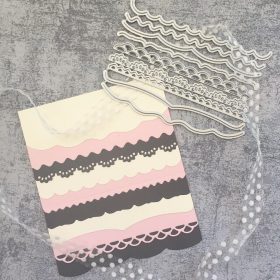 9pcs Decorative Cards Edges Metal Cutting Dies