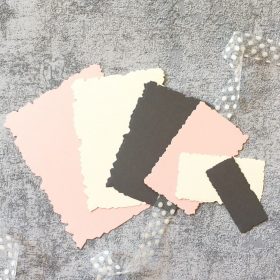 Torn Rectangle Frame Metal Die Cuts