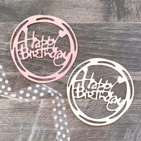 Happy Birthday Metal Cutting Dies