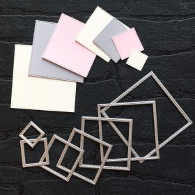 Square Frame Metal Die Cuts