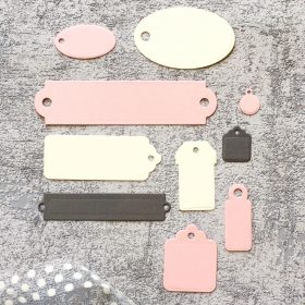 10 Pieces Labels Metal Cutting Dies