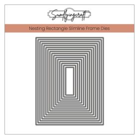 Nesting Rectangle Slimline Frame Cutting Dies