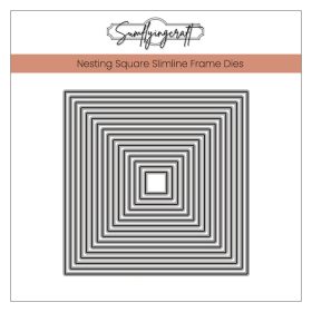 Nesting Square Slimline Frame Cutting Dies