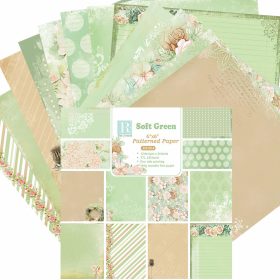 SUMFLYING SOFT GREEN SCRAPBOOK & CARDSTOCK PAPER