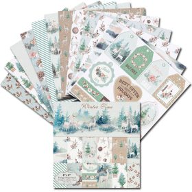 SUMFLYING WINTER TIME SCRAPBOOK & CARDSTOCK PAPER