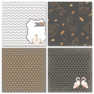 SUMFLYING GOLDEN SWAN SCRAPBOOK & CARDSTOCK PAPER 6225859285