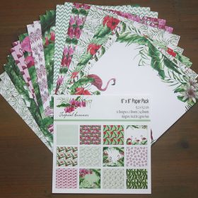 SUMFLYING TROPICAL FOREST SCRAPBOOK & CARDSTOCK PAPER