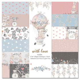 SUMFLYING WITH LOVE SCRAPBOOK & CARDSTOCK PAPER