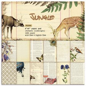 SUMFLYING JUNGLE SCRAPBOOK & CARDSTOCK PAPER