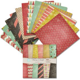 SUMFLYING MERRY & BRIGHT SCRAPBOOK & CARDSTOCK PAPER