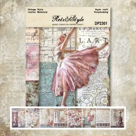 SUMFLYING ELEGANT BALLET GIRL SCRAPBOOK & CARDSTOCK PAPER