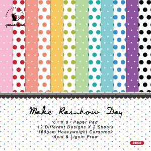SUMFLYING RAINBOW DOTS SCRAPBOOK & CARDSTOCK PAPER O1CN017XRwm71J5VlpIS5aN 2209450250977 0 cib 1