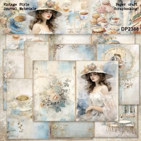 SUMFLYING FLOWER LADY SCRAPBOOK & CARDSTOCK PAPER