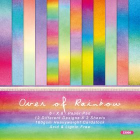SUMFLYING RAINBOW COLOR SCRAPBOOK & CARDSTOCK PAPER