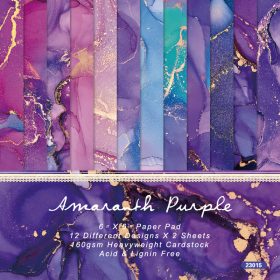 SUMFLYING AMARANTH PURPLE SCRAPBOOK & CARDSTOCK PAPER