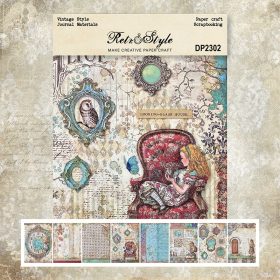 SUMFLYING LITTLE GIRL IN A CLASSICAL HOME SCRAPBOOK & CARDSTOCK PAPER