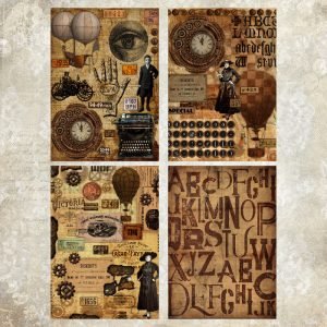 SUMFLYING VINTAGE CLOCK SCRAPBOOK & CARDSTOCK PAPER O1CN01JqMKV71J5VojjzDc8 2209450250977 0 cib