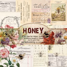 SUMFLYING HONEY THEME SCRAPBOOK & CARDSTOCK PAPER