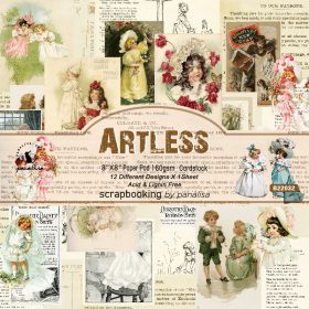 SUMFLYING ARTLESS THEME SCRAPBOOK & CARDSTOCK PAPER