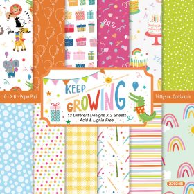 SUMFLYING KEEP GROWING SCRAPBOOK & CARDSTOCK PAPER