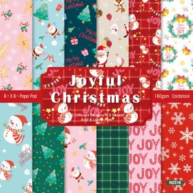 SUMFLYING JOYFUL CHRISTMAS SCRAPBOOK & CARDSTOCK PAPER