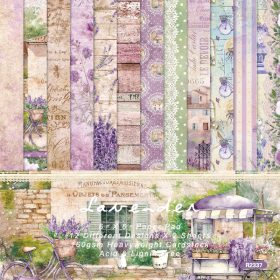 SUMFLYING LAVENDER SCRAPBOOK & CARDSTOCK PAPER