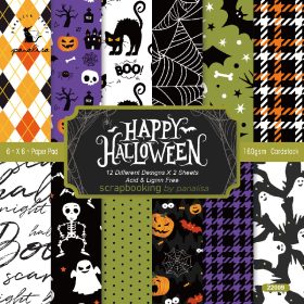 SUMFLYING HAPPY HALLOWEEN SCRAPBOOK & CARDSTOCK PAPER