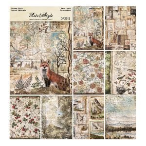 SUMFLYING FOX IN FOREST SCRAPBOOK & CARDSTOCK PAPER O1CN01ZxLCmD1J5VmOWCyA9 2209450250977 0 cib