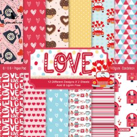 SUMFLYING LOVE SCRAPBOOK & CARDSTOCK PAPER