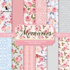 SUMFLYING MEMORIES ROSE SCRAPBOOK & CARDSTOCK PAPER