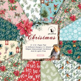 SUMFLYING CHRISTMAS FLOWER SCRAPBOOK & CARDSTOCK PAPER