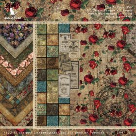 SUMFLYING GOTHIC ROSE SCRAPBOOK & CARDSTOCK PAPER