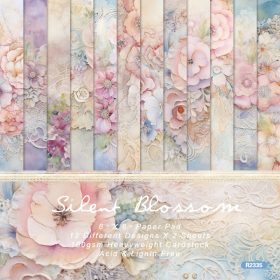 SUMFLYING SILENT BLOSSOM SCRAPBOOK & CARDSTOCK PAPER