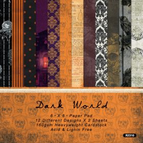 SUMFLYING DARK WORLD SCRAPBOOK & CARDSTOCK PAPER