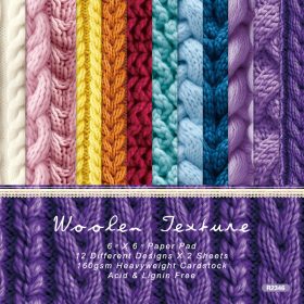 SUMFLYING WOOLEN TEXTURE SCRAPBOOK & CARDSTOCK PAPER