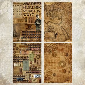 SUMFLYING VINTAGE CLOCK SCRAPBOOK & CARDSTOCK PAPER O1CN01zXFfzA1J5VorZA9z7 2209450250977 0 cib