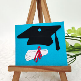 Graduation Hat with Certificate Metal Cutting Dies