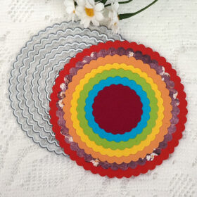 Lace Circle Frame Metal Cutting Dies