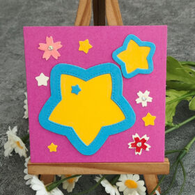 Stars Shake Card Metal Cutting Dies
